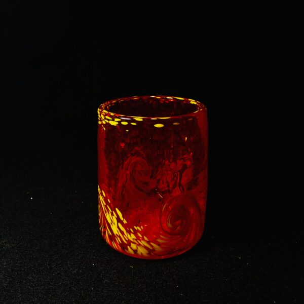 Fireball Stemless Glass by George Averbeck