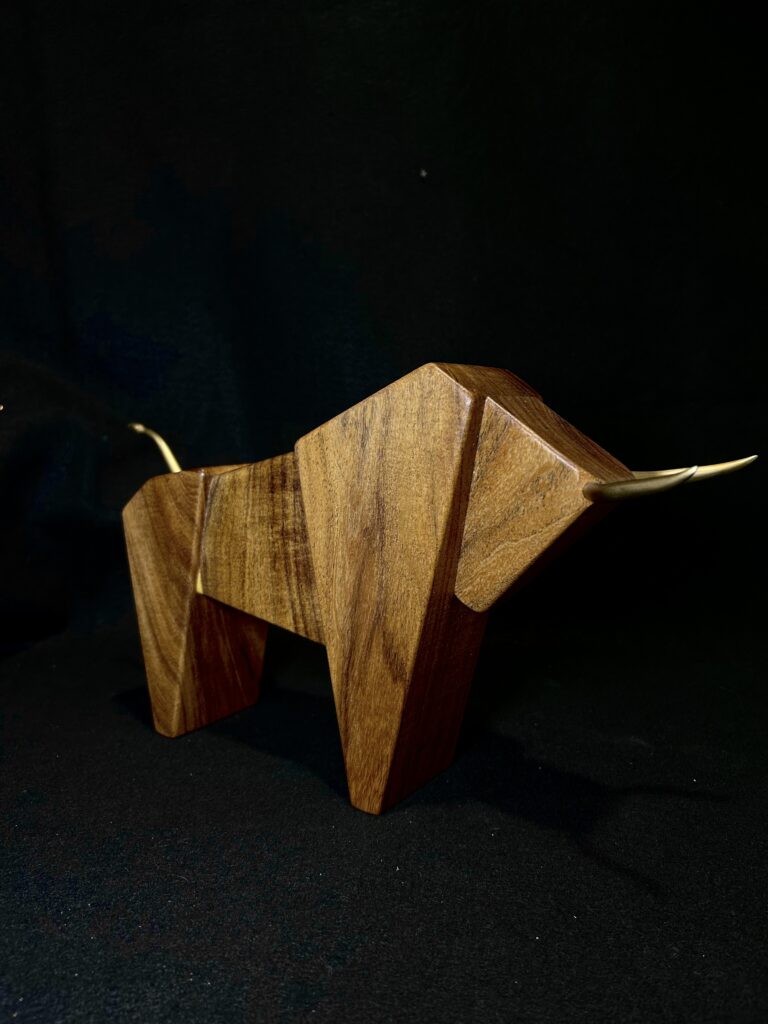 Picasso Bull Mesquite by Barry Richardson