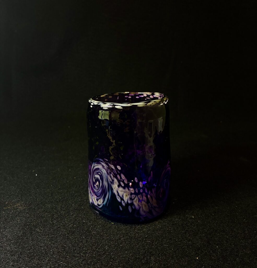 Purple & Blue Tumblers by George Averbeck